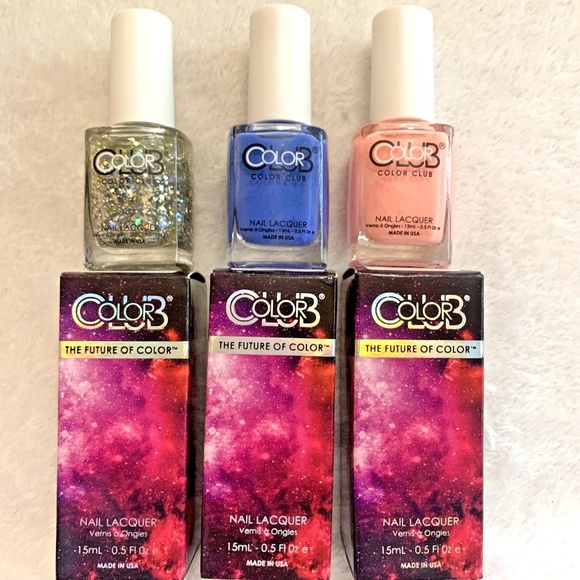 Color Club Nail Lacquer Polishes You Rock! + Clickbait + Hot Hot Pants 3pc Lot - Picture 1 of 8